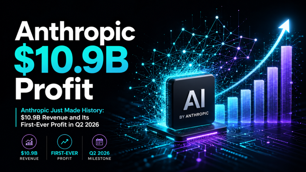 Anthropic 10.9 billion revenue first profit Q2 2026