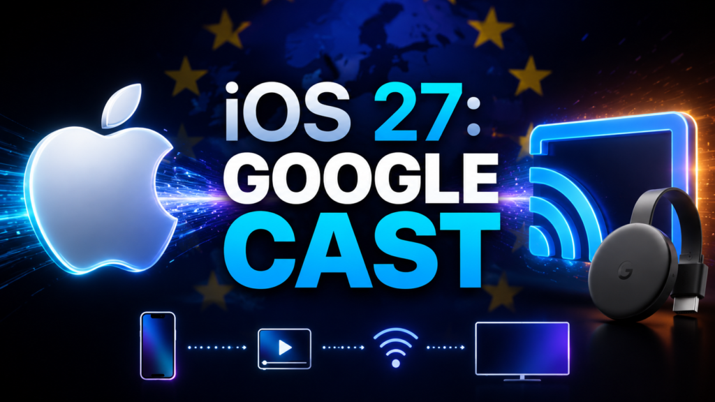 Apple iOS 27 Google Cast AirPlay alternative EU DMA compliance streaming protocol