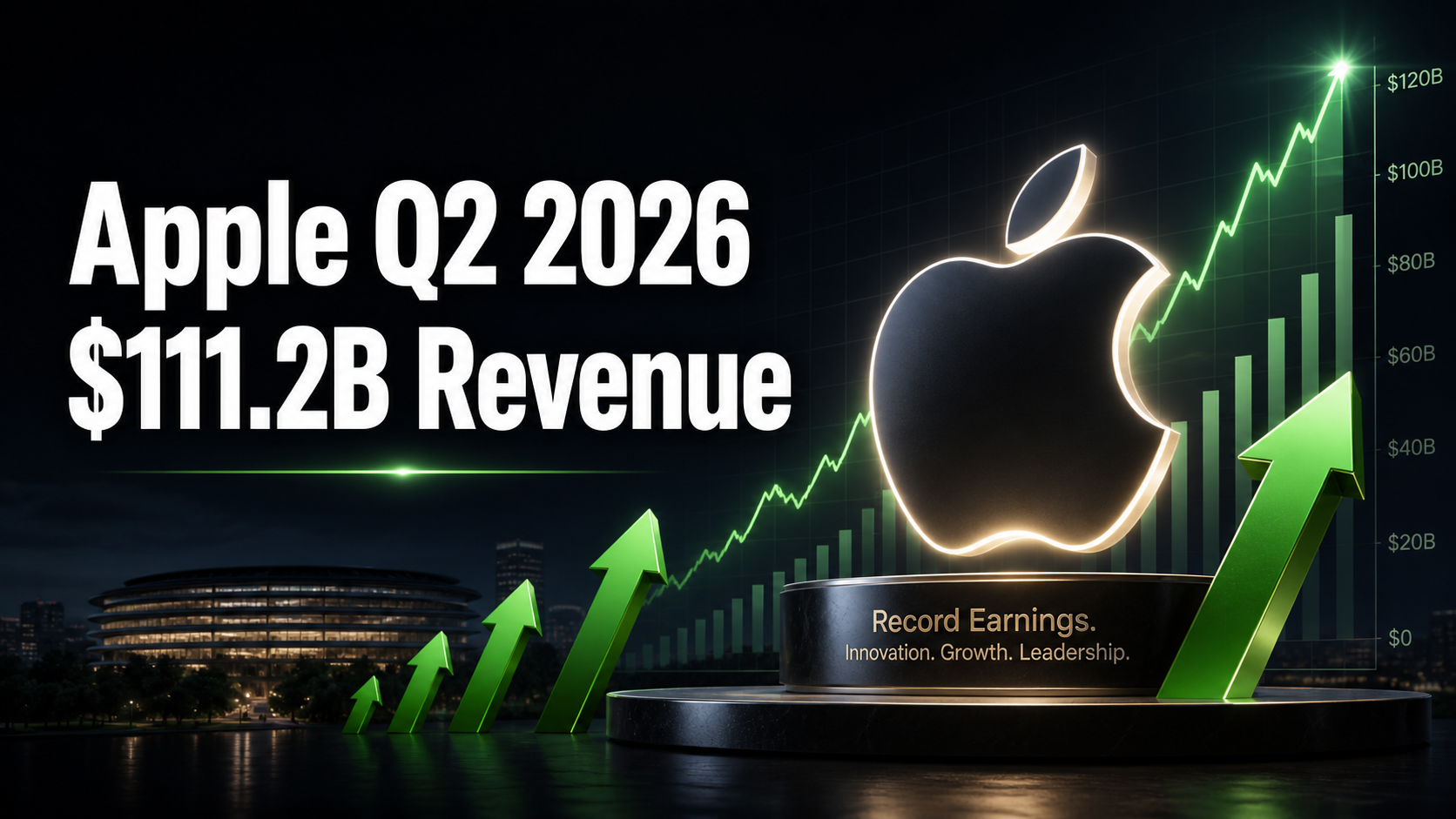 Apple Q2 2026 record earnings $111.2 billion revenue