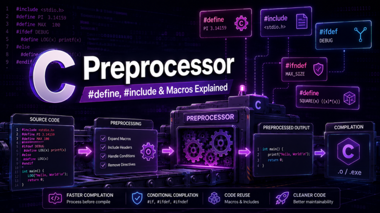 C preprocessor define include macros explained guide