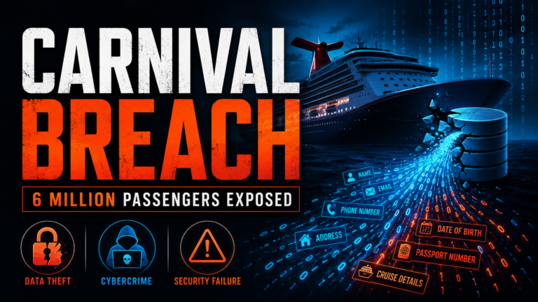 Carnival cruise line data breach 6 million passengers 2026