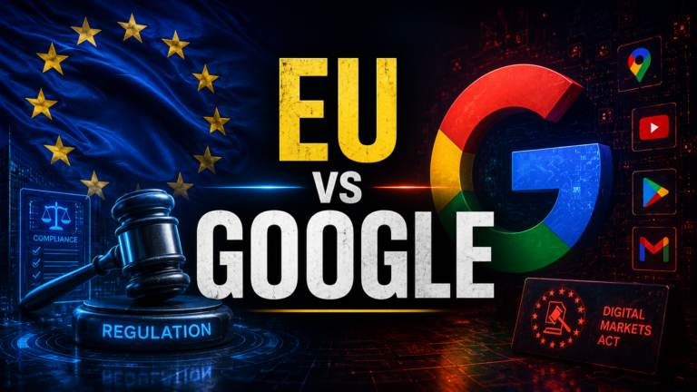 EU DMA fine Google 2026 record penalty for search self-preferencing and AI Overviews