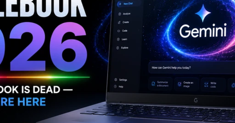 Google Googlebook 2026 AI laptop Chromebook replacement