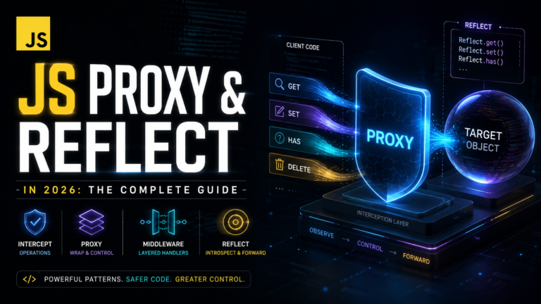 JavaScript Proxy and Reflect complete guide 2026