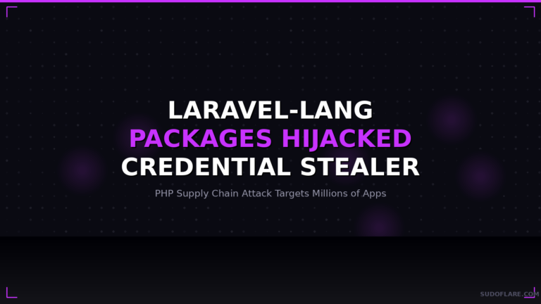 Laravel-Lang supply chain attack credential stealer 2026