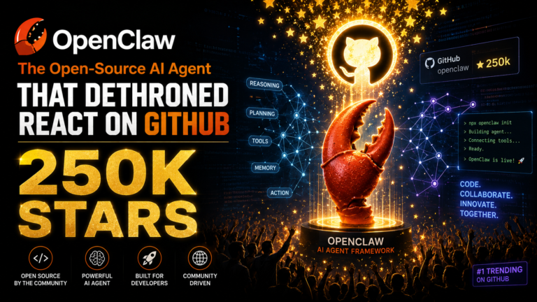 OpenClaw open-source AI agent 250K GitHub stars dethroning React 2026