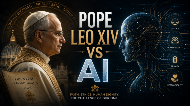 Pope Leo XIV AI encyclical Vatican challenges Silicon Valley human dignity 2026 featured image