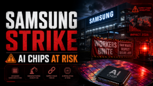 Samsung 45000 worker strike threatens AI chip supply chain 2026