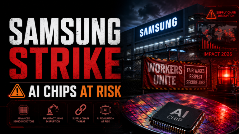 Samsung 45000 worker strike threatens AI chip supply chain 2026