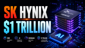 SK Hynix $1 trillion market cap AI memory chip HBM 2026