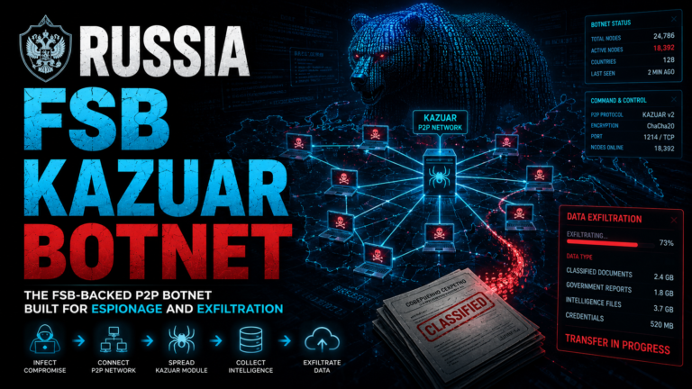 Turla Kazuar P2P botnet Russia FSB backdoor exposed 2026