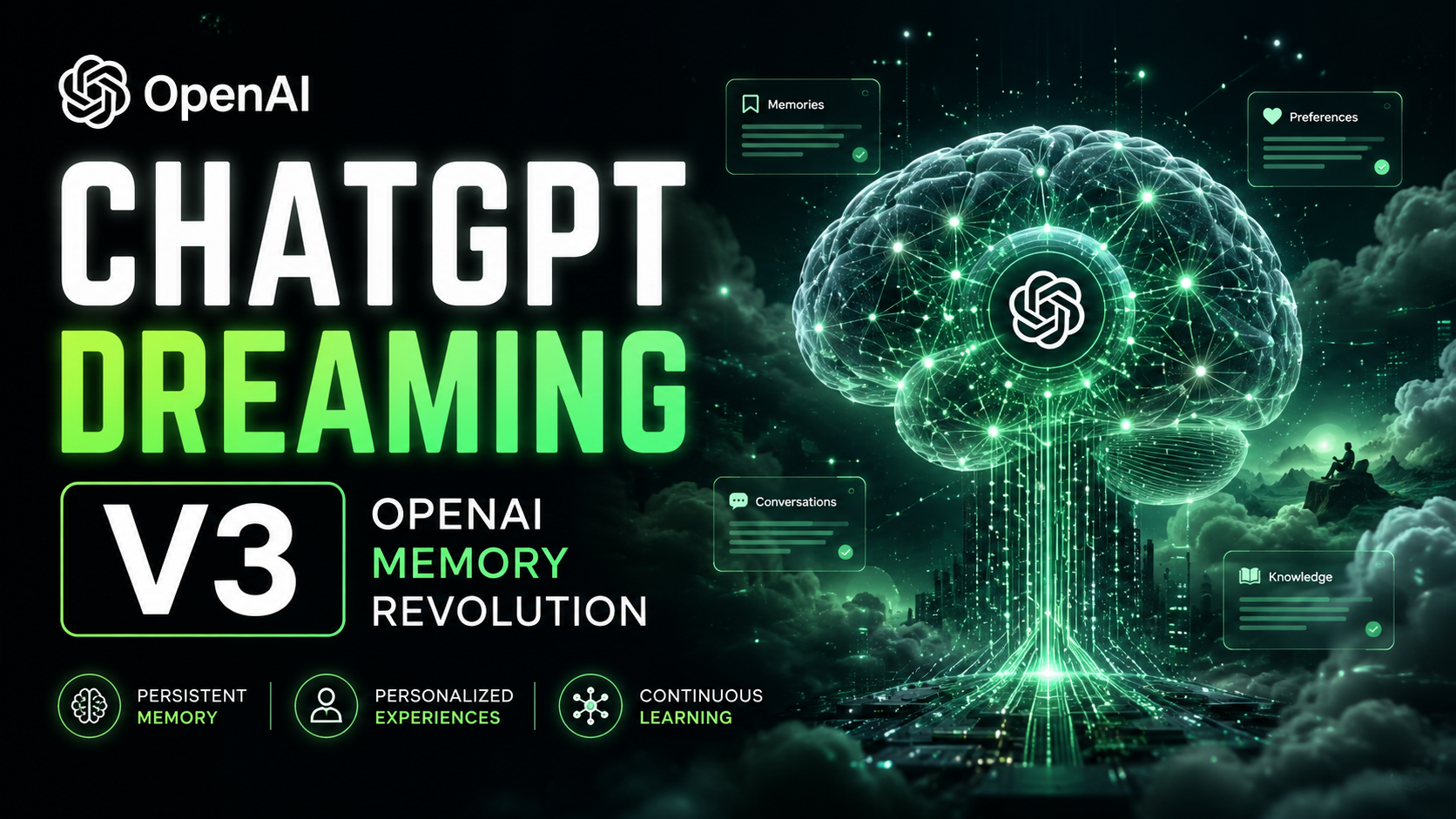 ChatGPT Dreaming V3 OpenAI memory upgrade revolution 2026