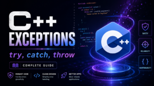 C++ Exceptions try catch throw Complete Guide