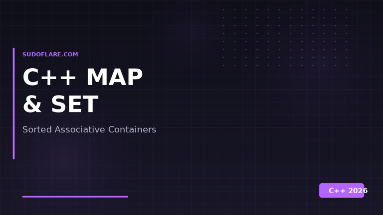 C++ map set sorted associative containers tutorial