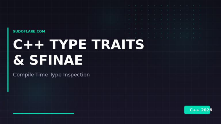 C++ Type Traits SFINAE compile-time type inspection tutorial